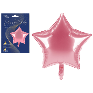 Balon foliowy STAR light pink RAVI